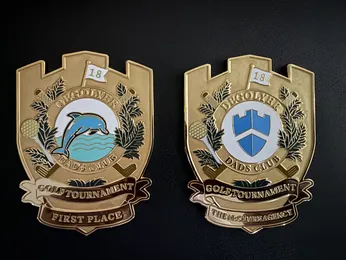 Medalla de campeón del torneo de golf